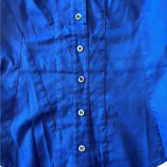 Karen Millen Bold Blue Top - Picture 2 of 9